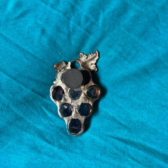 - Hand Made Grapes Fridge Magnet New - Picture 2 of 6